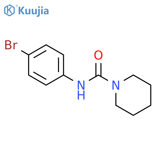 N-(4-bromophenyl)piperidine-1-carboxamide structure