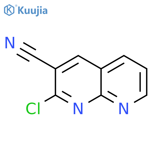 2-chloro-1,8-naphthyridine-3-carbonitrile structure