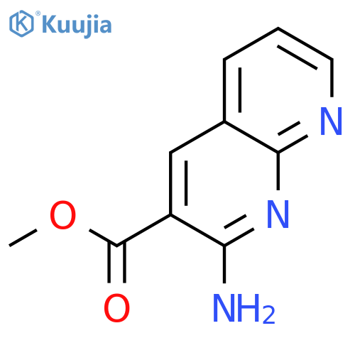 methyl 2-amino-1,8-naphthyridine-3-carboxylate structure