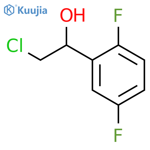 2-chloro-1-(2,5-difluorophenyl)ethan-1-ol structure