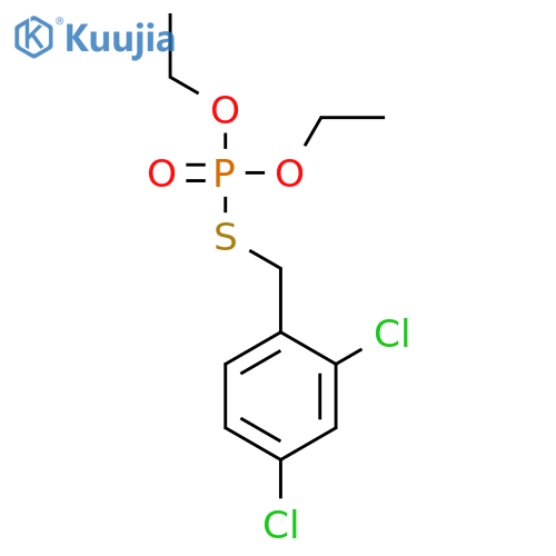 PHOSPHOROTHIOIC ACID, S-[(2,4-DICHLOROPHENYL)METHYL] O,O-DIETHYL ESTER structure