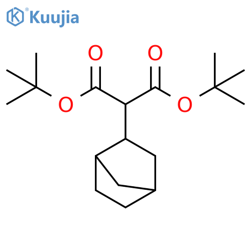 Propanedioic acid, bicyclo[2.2.1]hept-2-yl-, bis(1,1-dimethylethyl) ester structure