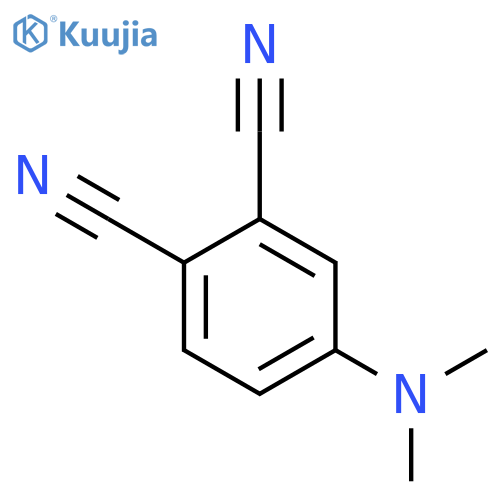 1,2-Benzenedicarbonitrile, 4-(dimethylamino)- structure