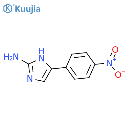 5-(4-nitrophenyl)-1H-Imidazol-2-amine structure