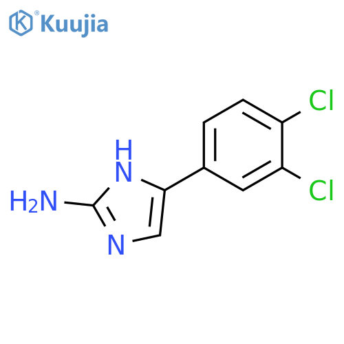 5-(3,4-dichlorophenyl)-1H-imidazol-2-amine structure