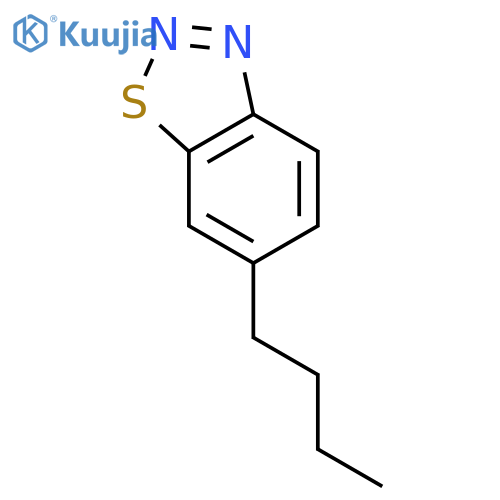 1,2,3-Benzothiadiazole, 6-butyl- structure
