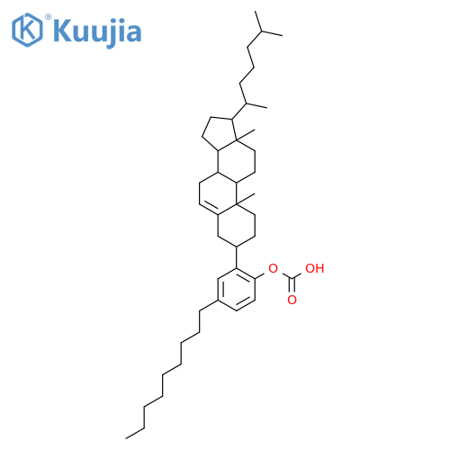 Cholesteryl 4-nonylphenyl carbonate structure