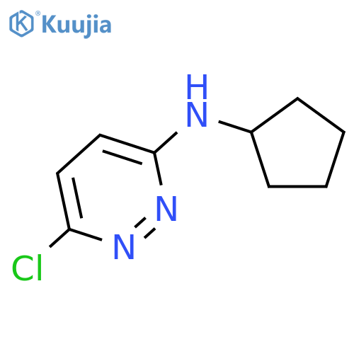 6-Chloro-N-cyclopentylpyridazin-3-amine structure