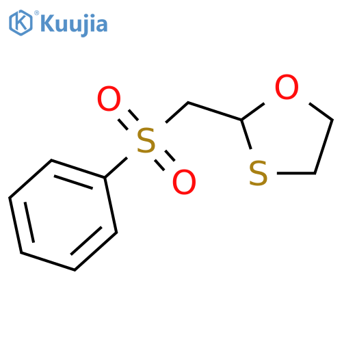 1,3-OXATHIOLANE, 2-[(PHENYLSULFONYL)METHYL]- structure