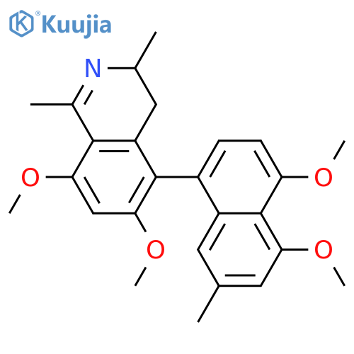 Ancistrobrevine B; 1,2-Didehydro, 6-Me ether structure