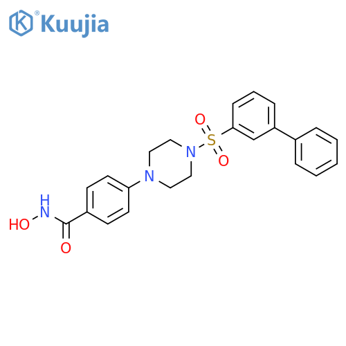 BENZAMIDE, 4-[4-([1,1'-BIPHENYL]-3-YLSULFONYL)-1-PIPERAZINYL]-N-HYDROXY- structure