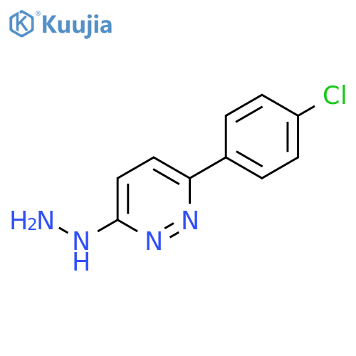 3-(4-chlorophenyl)-6-hydrazinopyridazine structure
