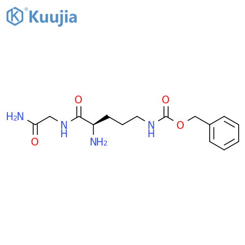 GLYCINAMIDE, N5-[(PHENYLMETHOXY)CARBONYL]-D-ORNITHYL- structure