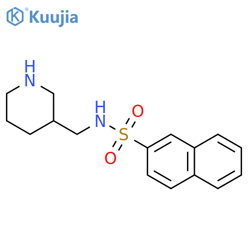 2-Naphthalenesulfonamide, N-(3-piperidinylmethyl)- structure