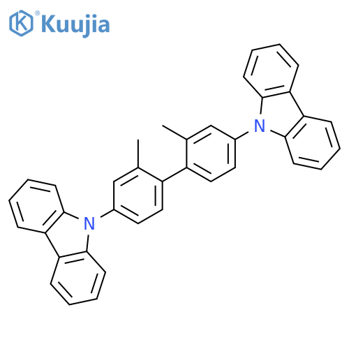 4,4'-Bis(9H-carbazol-9-yl)-2,2'-dimethylbiphenyl structure