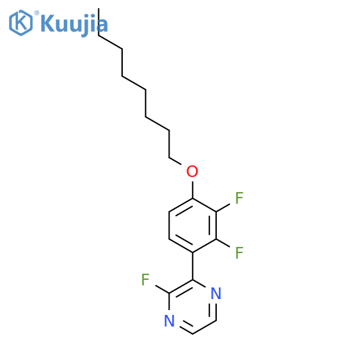 PYRAZINE, 2-[2,3-DIFLUORO-4-(OCTYLOXY)PHENYL]-3-FLUORO- structure
