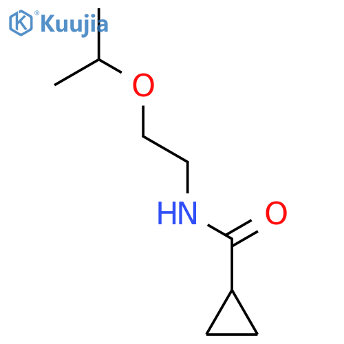 Cyclopropanecarboxamide, N-[2-(1-methylethoxy)ethyl]- structure
