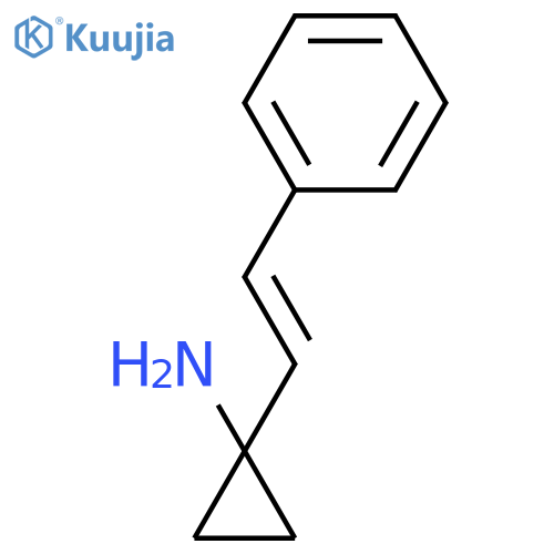 1-(2-phenylethenyl)cyclopropan-1-amine structure