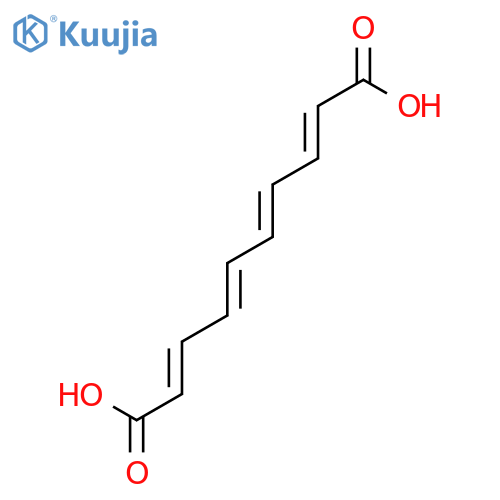 (2E,4E,6E,8E)-deca-2,4,6,8-tetraenedioic Acid structure