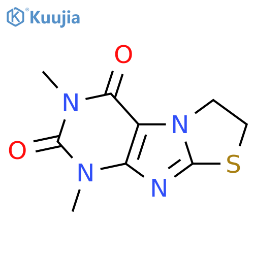 1,3-dimethyl-1H,2H,3H,4H,6H,7H-1,3thiazolo3,2-gpurine-2,4-dione structure
