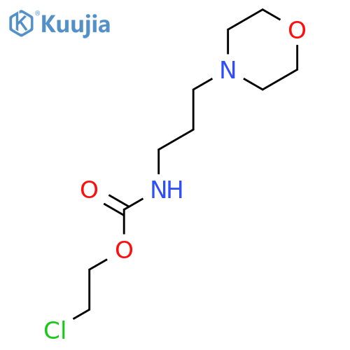 2-chloroethyl [3-(morpholin-4-yl)propyl]carbamate structure