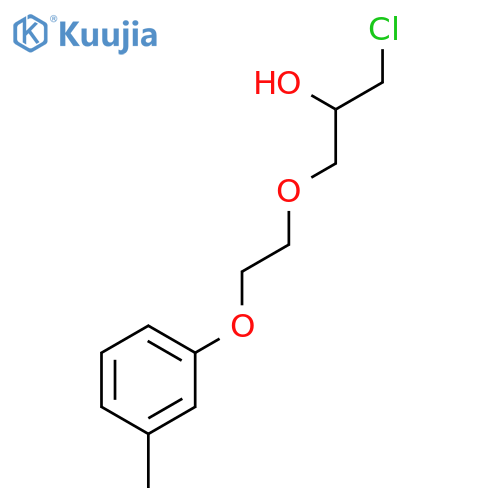 2-Propanol, 1-chloro-3-[2-(3-methylphenoxy)ethoxy]- structure