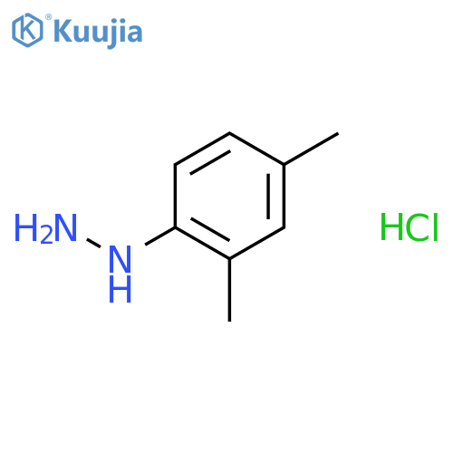 2,4-Dimethylphenylhydrazine hydrochloride structure