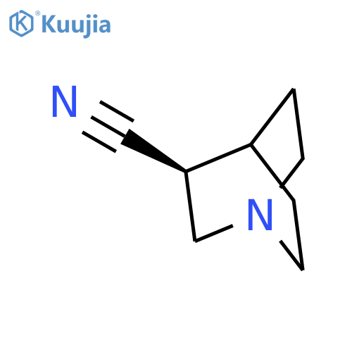 1-Azabicyclo[2.2.2]octane-3-carbonitrile,(3S)-(9CI) structure