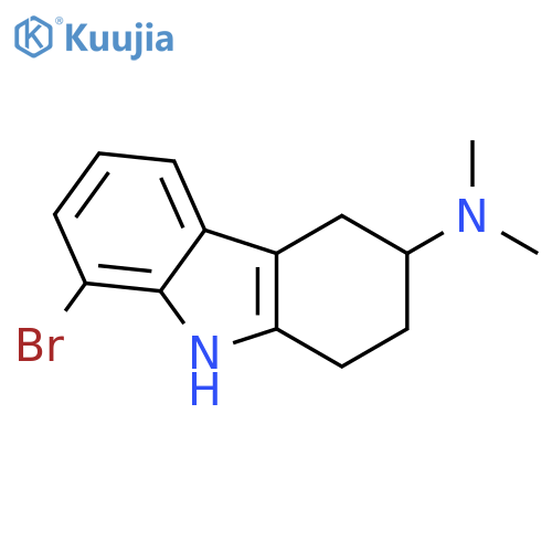 1H-Carbazol-3-amine, 8-bromo-2,3,4,9-tetrahydro-N,N-dimethyl- structure