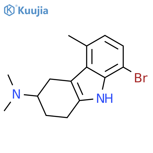 1H-Carbazol-3-amine, 8-bromo-2,3,4,9-tetrahydro-N,N,5-trimethyl- structure