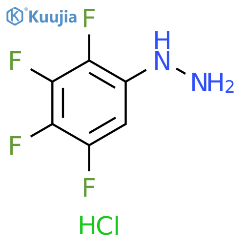 (2,3,4,5-tetrafluorophenyl)hydrazine structure