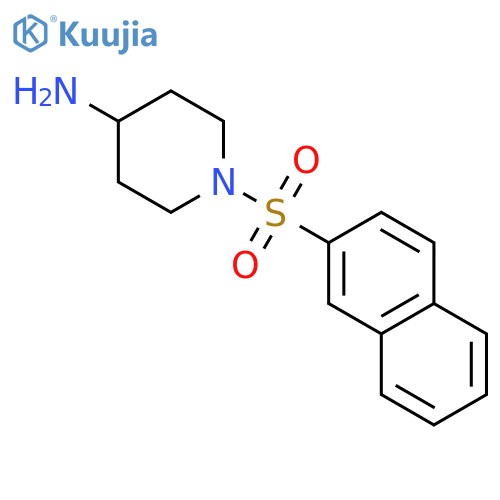 4-Piperidinamine, 1-(2-naphthalenylsulfonyl)- structure