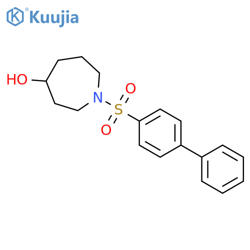 1H-AZEPIN-4-OL, 1-([1,1'-BIPHENYL]-4-YLSULFONYL)HEXAHYDRO- structure
