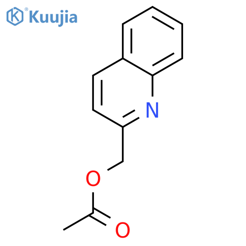 2-Quinolinemethanol,2-acetate structure