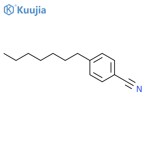4-Heptylbenzonitrile structure