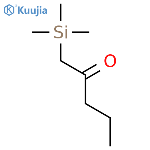 2-Pentanone, 1-(trimethylsilyl)- structure