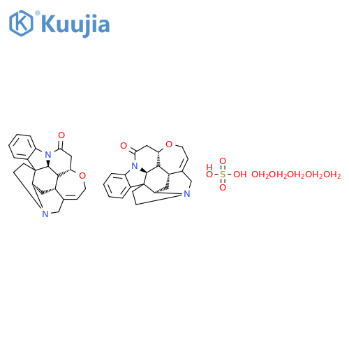 Strychnine Sulfate Hydrate structure