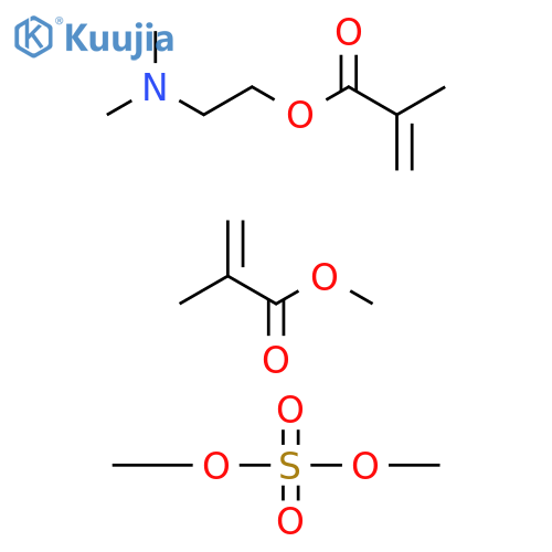 2-Propenoic acid, 2-methyl-, 2-(dimethylamino)ethyl ester, polymer with methyl 2-methyl-2-propenoate, compd. with dimethyl sulfate structure