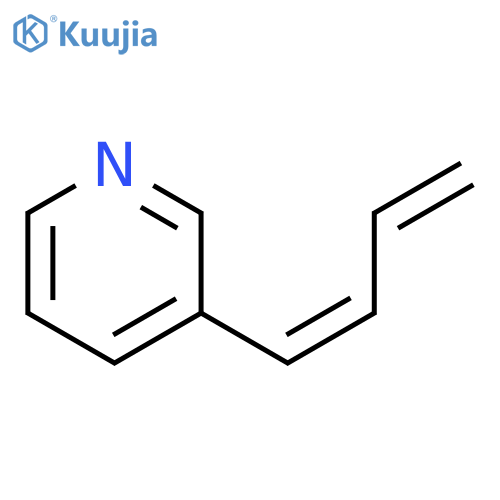 Pyridine, 3-(1,3-butadienyl)-, (Z)- structure