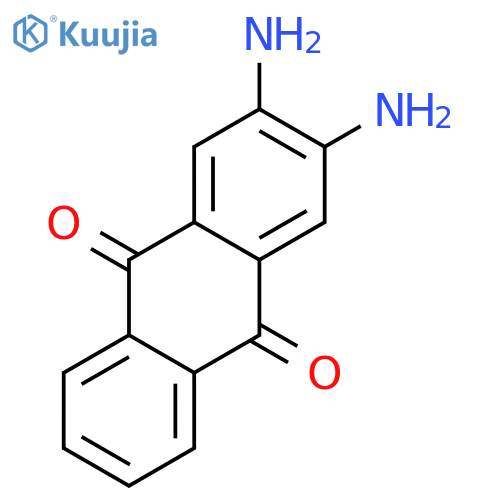 9,10-Anthracenedione,2,3-diamino- structure