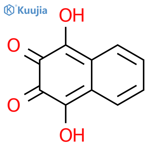 2,3-Dihydroxy-1,4-naphthoquinone structure