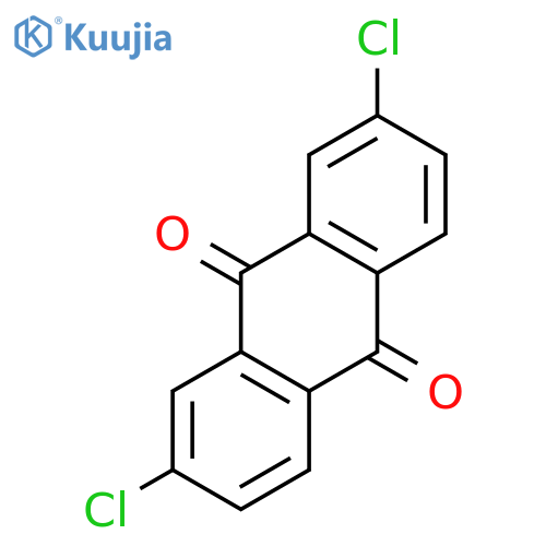 9,10-Anthracenedione,2,7-dichloro- structure