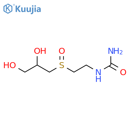 Urea, [2-[(2,3-dihydroxypropyl)sulfinyl]ethyl]- structure