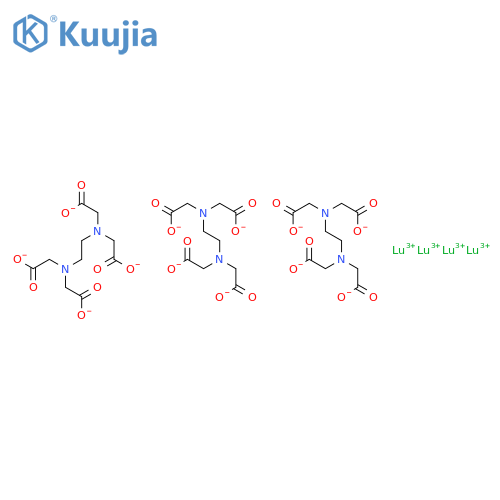 lutetium hydrogen 2,2',2'',2'''-(ethane-1,2-diyldinitrilo)tetraacetate (1:1:1) structure