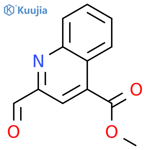methyl 2-formylquinoline-4-carboxylate structure