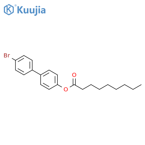 NONANOIC ACID, 4'-BROMO[1,1'-BIPHENYL]-4-YL ESTER structure