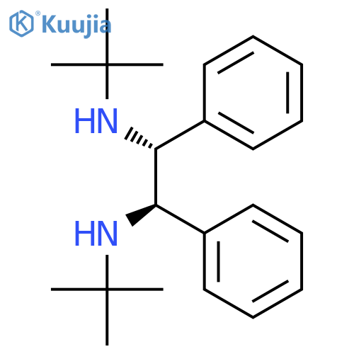 1,2-ETHANEDIAMINE, N,N'-BIS(1,1-DIMETHYLETHYL)-1,2-DIPHENYL-, (1R,2R)- structure