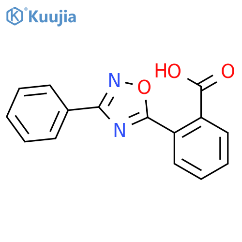 2-(3-Phenyl-1,2,4-oxadiazol-5-yl)benzoic acid structure