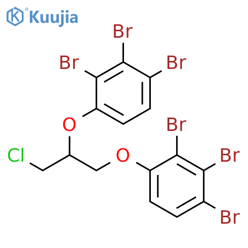 Benzene, 1,1'-[[1-(chloromethyl)-1,2-ethanediyl]bis(oxy)]bis[tribromo- structure