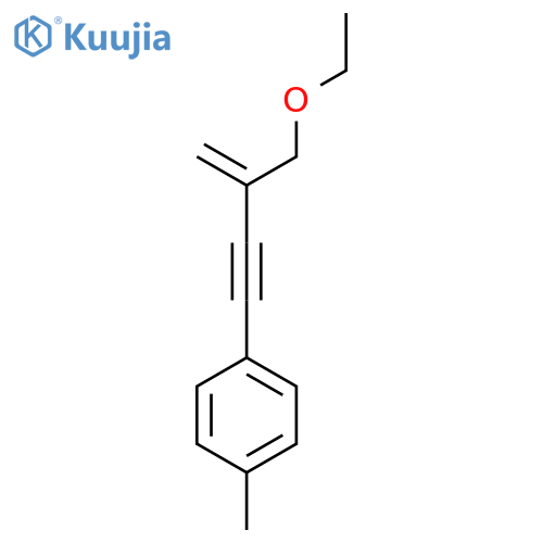 Benzene, 1-[3-(ethoxymethyl)-3-buten-1-ynyl]-4-methyl- structure
